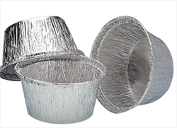 Khay đựng bằng nhôm (loại tròn) φ64 x φ51 x 13mm, 100 cái AS ONE 3-8512-01